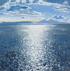 Eigg  Rum Evening, 2014 (óleo sobre lienzo)
