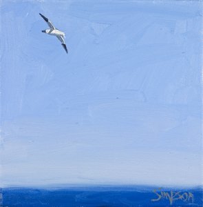 Alcatraz, 2010 (óleo sobre lienzo) de Charles Simpson