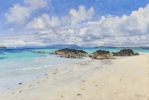 Verano en Iona (El dedo), 2015 (óleo sobre lienzo) de Charles Simpson