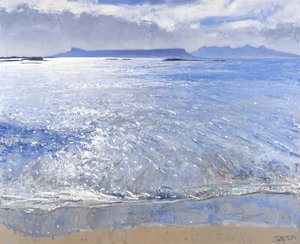 Tarde, Eigg y Rum, 2013 (óleo sobre lienzo)