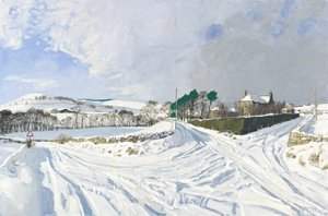 Newhall, 2011 (óleo sobre lienzo) de Charles Simpson