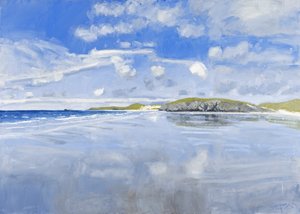 Noroeste (Balnakeil), 2011 (óleo sobre lienzo) de Charles Simpson