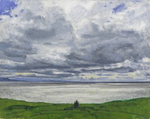 Costa noroeste, 2017 (óleo sobre lienzo) de Charles Simpson