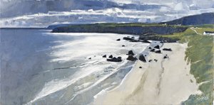 Bahía de Sango, 2011 (óleo sobre lienzo) de Charles Simpson
