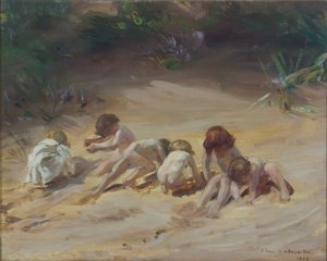 Niños jugando, 1903
