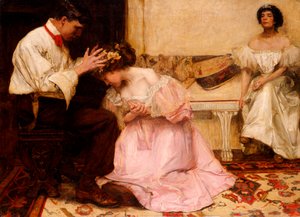 Las dos coronas, 1896 de Charles Sims