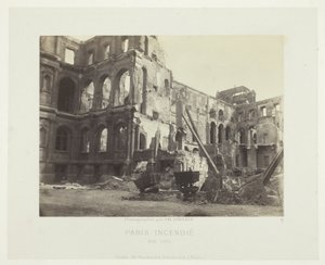 Incendio en París (Corte de Honor en el Ayuntamiento) de Charles Soulier