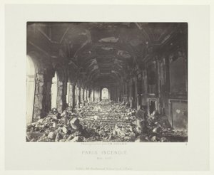 Incendio de París (Gran Salón del Consejo de Estado) de Charles Soulier