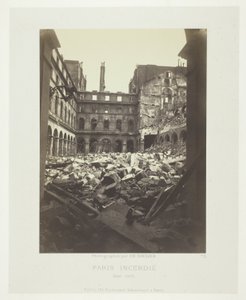 Incendio de París (Interior del Ministerio de Finanzas) de Charles Soulier