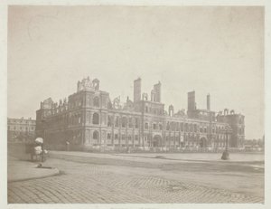 Paris Fire (La Fachada del Ayuntamiento), de la serie "Paris Incendié" de Charles Soulier
