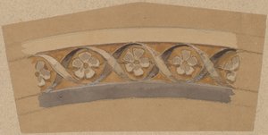 Estudio para un diseño de borde de Charles Sprague Pearce