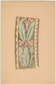 Estudio para un diseño de borde de Charles Sprague Pearce