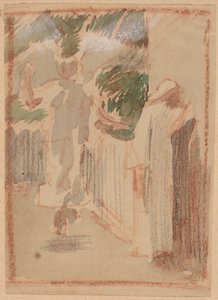 Estudio para un panel de Charles Sprague Pearce
