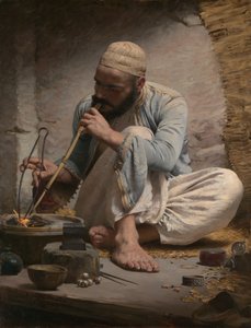 El Joyero Árabe, ca. 1882 de Charles Sprague Pearce