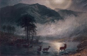 El cruce del río (óleo sobre lienzo) de Charles Stuart