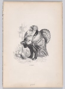 Un banquero de Escenas de la vida privada y pública de los animales, ca. 1837-47 de Charles Tamisier