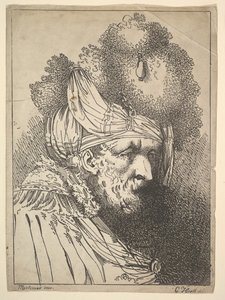 Cabeza oriental, ca. 1803 de Charles Theodosius Heath