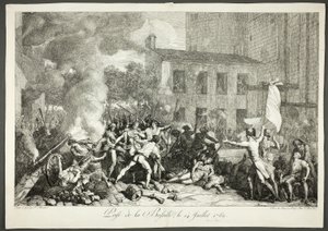 Captura de la Bastilla, 14 de julio de 1789 de Charles Thevenin