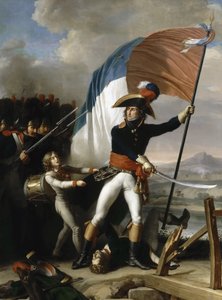 General Augereau en el Puente de Arcole el 15 de noviembre de 1796
