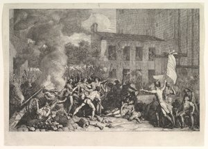 La Toma de la Bastilla el 14 de julio de 1789, ca. 1793 de Charles Thevenin