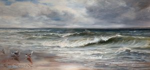 Olas del mar de Charles Thomas Burt