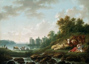 Castillo de Caernarvon, 1783-1840 de Charles Towne