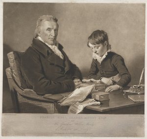 Francis Noel Clark Mundy y su nieto, William de Charles Turner