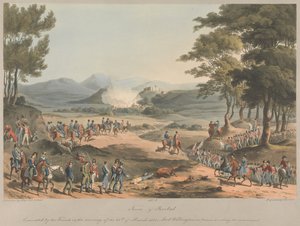 N.º 4.  Pueblo de Poinbal. Evacuado por los franceses la mañana del 11 de marzo de 1811