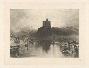 Castillo de Norham, en el río Tweed de Charles Turner