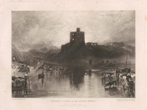 El castillo de Norham, a orillas del río Tweed de Charles Turner