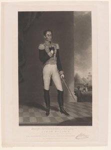 Portret van Simón Bolívar de Charles Turner