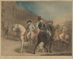 Bonaparte revisando la Guardia Consular (La Revue du Quintidi)