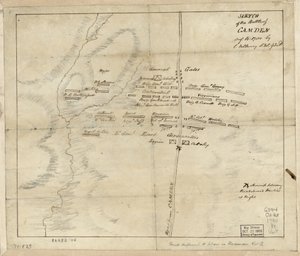 Batalla de Camden, Agot. 16 de Charles Vallancey