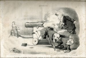 Ilustración de Charles Vernier (? -1887) en Le Charivari de Charles Vernier