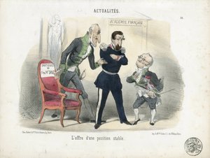 Ilustración de Charles Vernier (? -1887) en Le Charivari de Charles Vernier