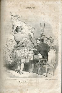 Ilustración de Charles Vernier (? -1887) en Le Charivari de Charles Vernier