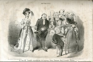 Ilustración de Charles Vernier (? -1887) en Le Charivari de Charles Vernier