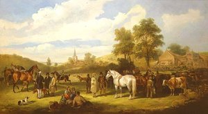 Una feria rural de Charles Waller Shayer