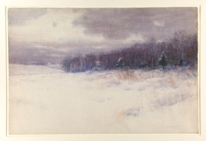 Sin título [Paisaje invernal - Nueva Jersey] de Charles Warren Eaton