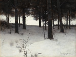Bosques en Invierno de Charles Warren Eaton