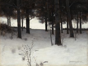 Bosques en invierno, 1886 de Charles Warren Eaton