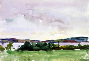 Lago de New Hampshire--Raymond, 1927 de Charles Webster Hawthorne