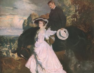 El regreso del paseo, 1902, c. 1930 de Charles Wellington Furse