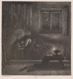 El Sueño de Milton con su Esposa Fallecida de Charles West Cope