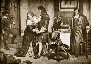 La despedida de Lord y Lady Russell, 1683 de Charles West Cope