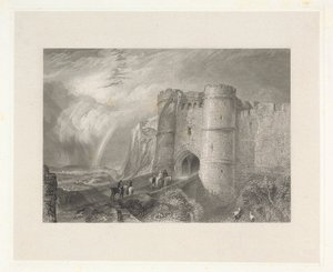 Castillo de Carisbrook, Isla de Wight de Charles Westwood
