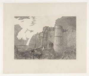 Castillo de Carisbrook, Isla de Wight de Charles Westwood