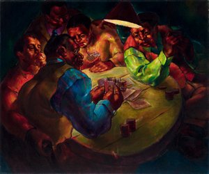 Jugadoras de cartas de Charles White