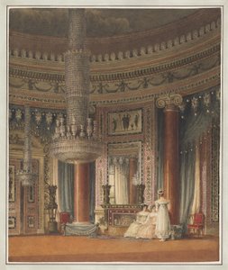 El comedor circular de Carlton House, Londres de Charles Wild