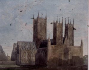 Vista de la Catedral de Lincoln de Charles Wild